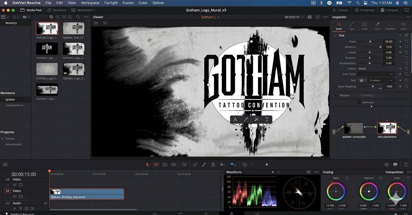 Gotham Campaign — DaVinci Resolve Workflow